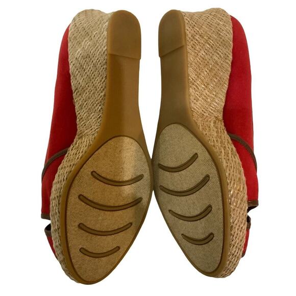 Merona Wenda Shoes Women's Size 8.5 Espadrilles Open Toe Slip On Platform Heels - Picture 7 of 11